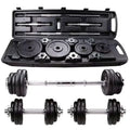 10kg-30kg Adjustable Cast Iron Dumbbells Set