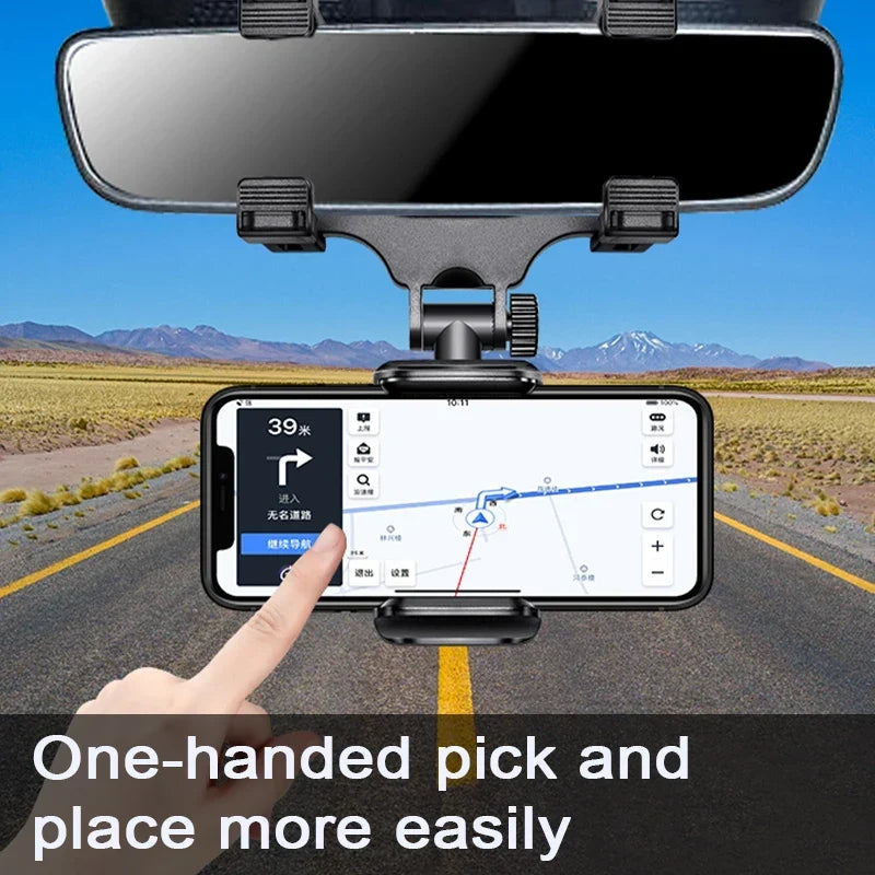 SEAMETAL Rearview Mirror Phone Holder for Car - Image 3