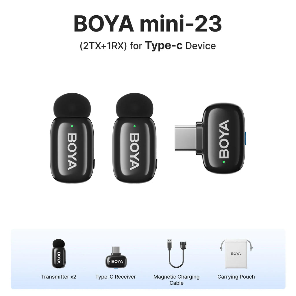 BOYA Mini Wireless Lavalier Lapel Microphone - Image 18