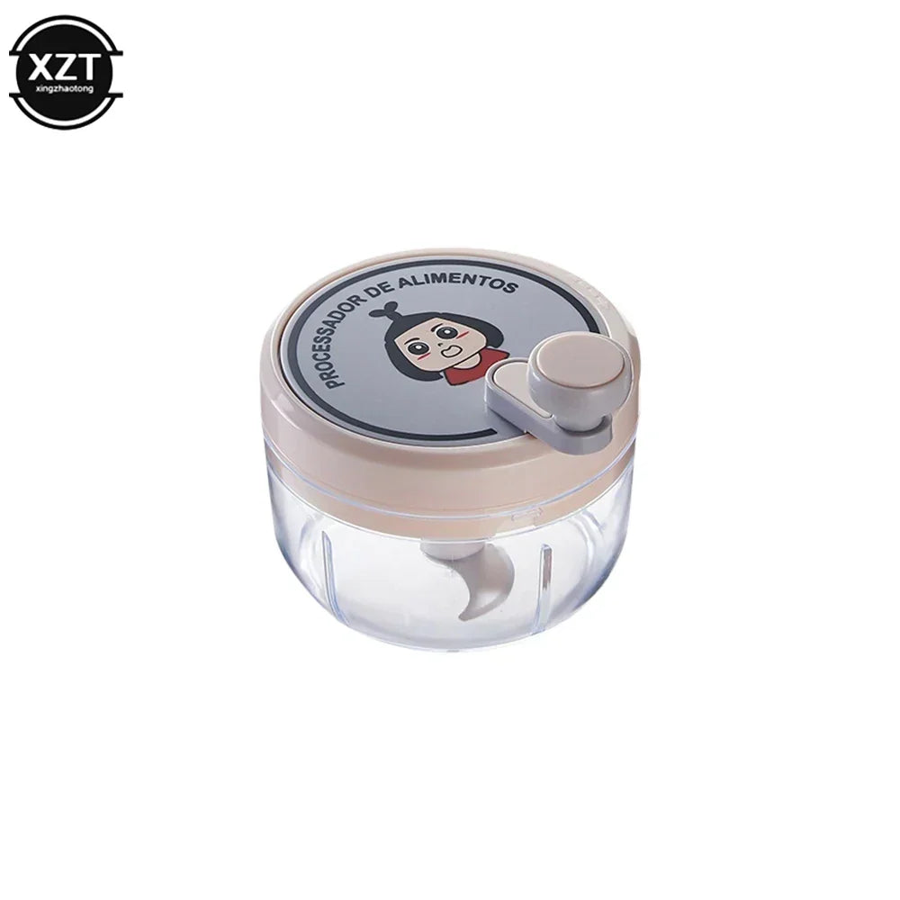 Mini Hand-Cranked Garlic Chopper - Image 9
