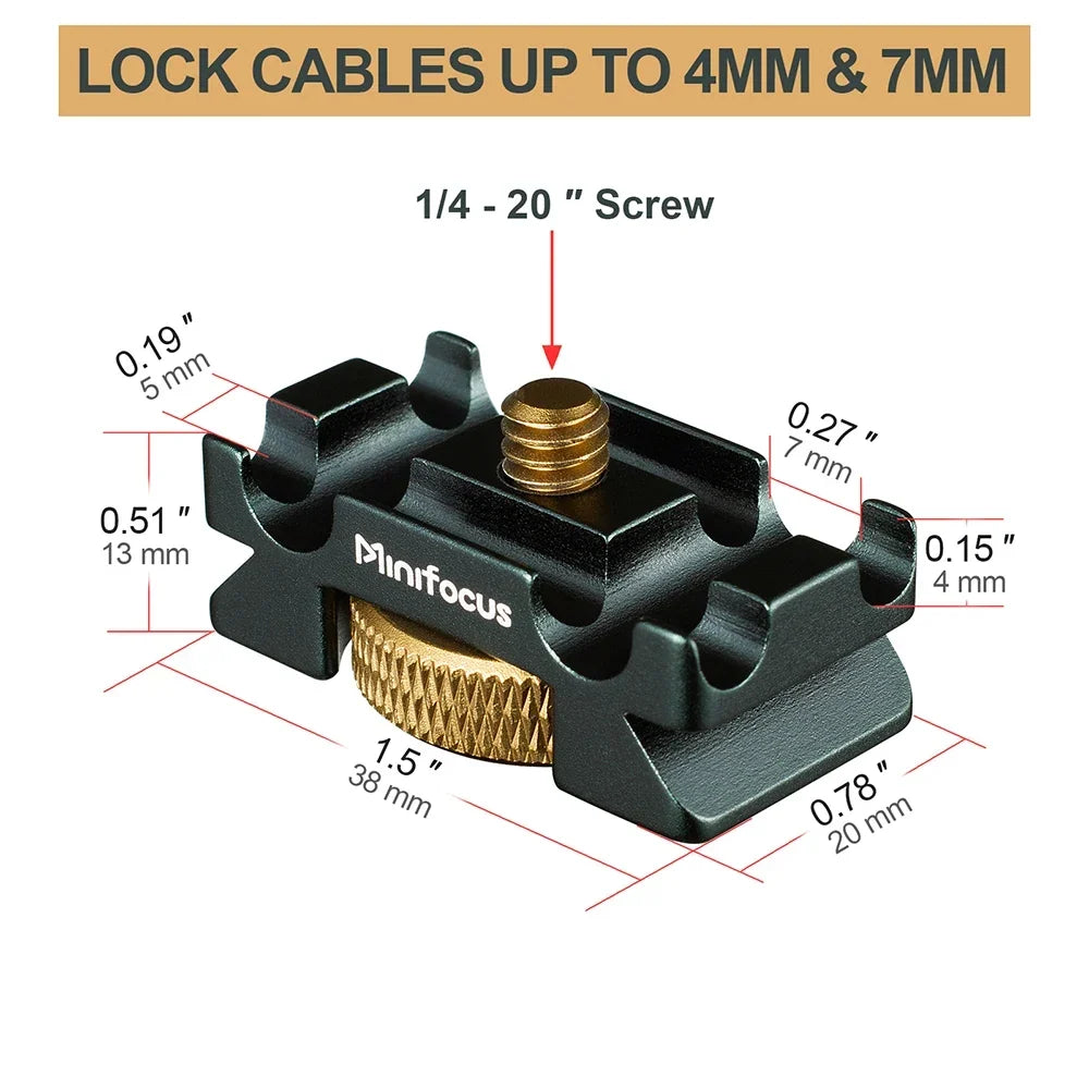 Camera Cable Clamp with Arca Swiss System - Image 7