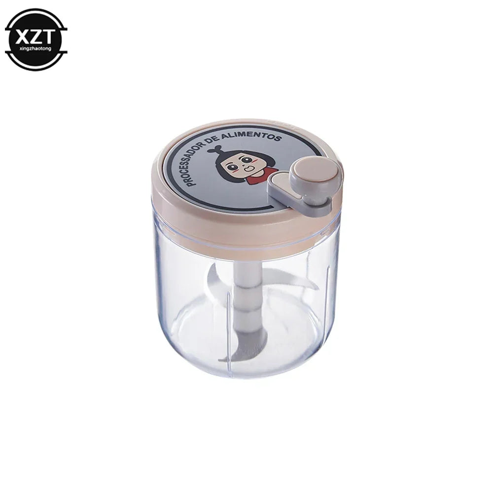 Mini Hand-Cranked Garlic Chopper - Image 7
