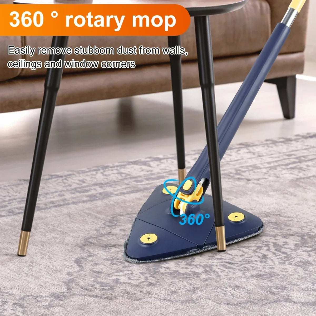 Telescopic Triangle Mop 360° Rotatable - Image 5