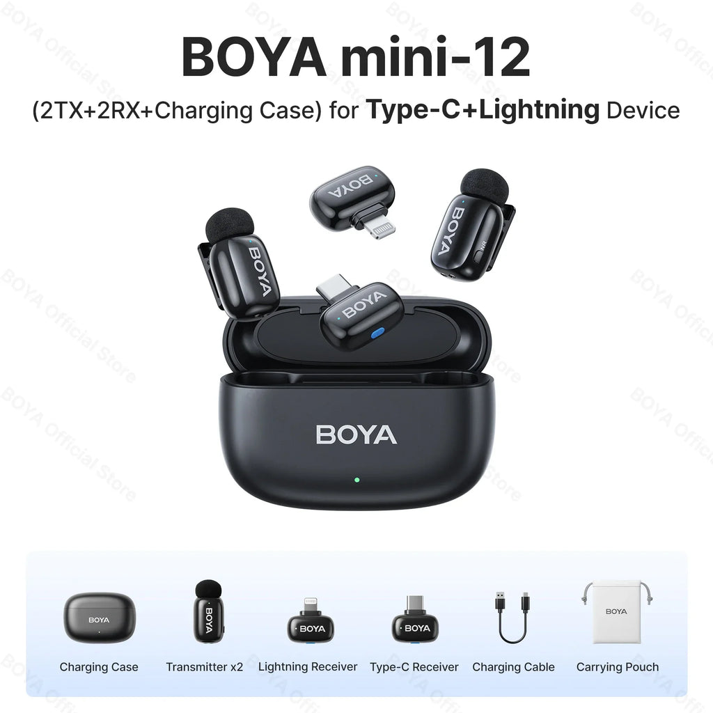 BOYA Mini Wireless Lavalier Lapel Microphone - Image 16