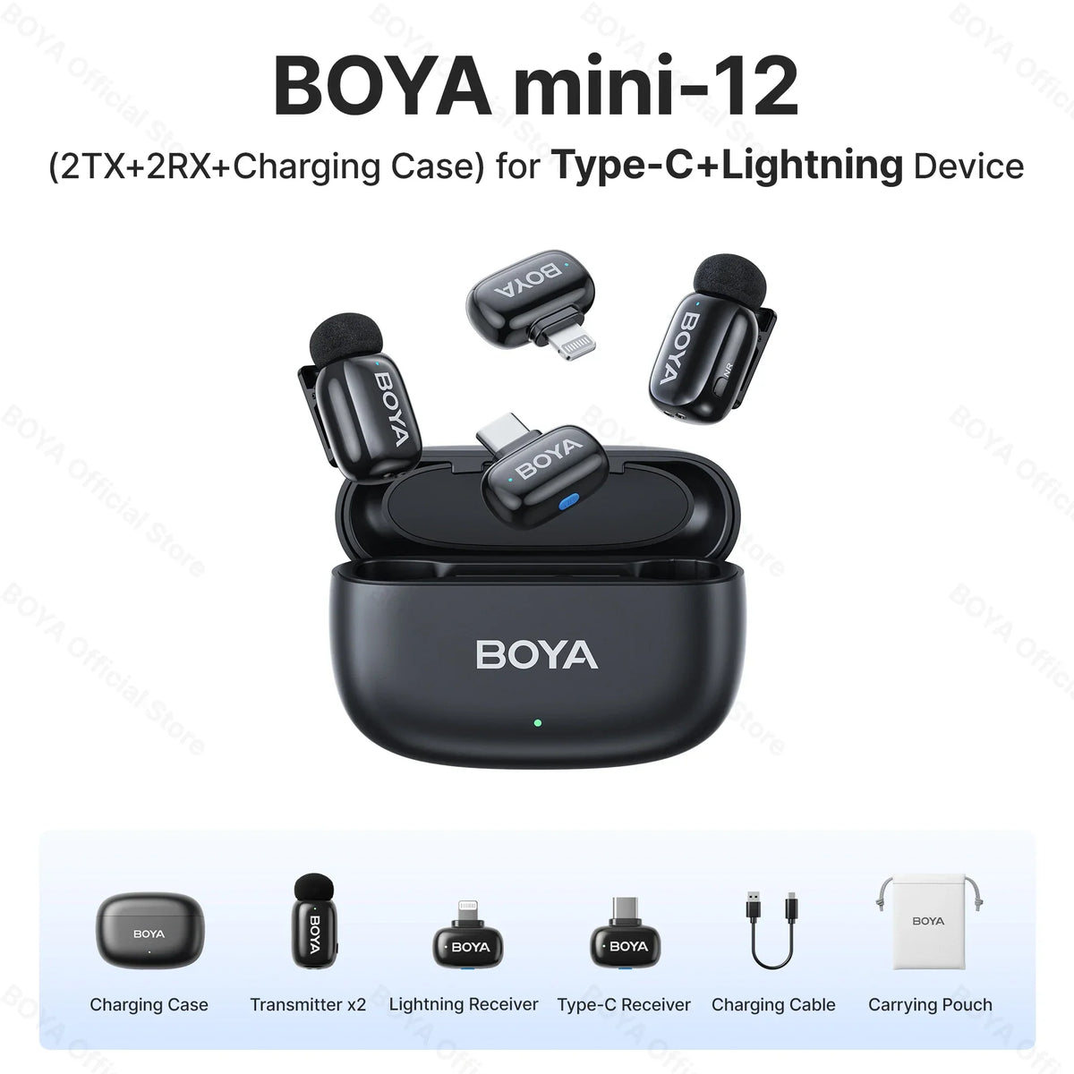 BOYA Mini Wireless Lavalier Lapel Microphone - Image 16
