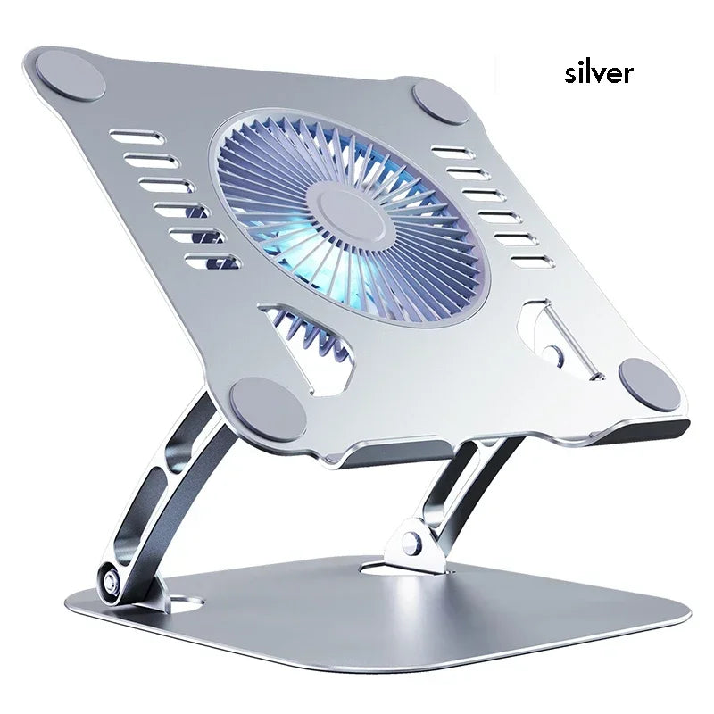 Aluminum Laptop Stand with Cooling Fan