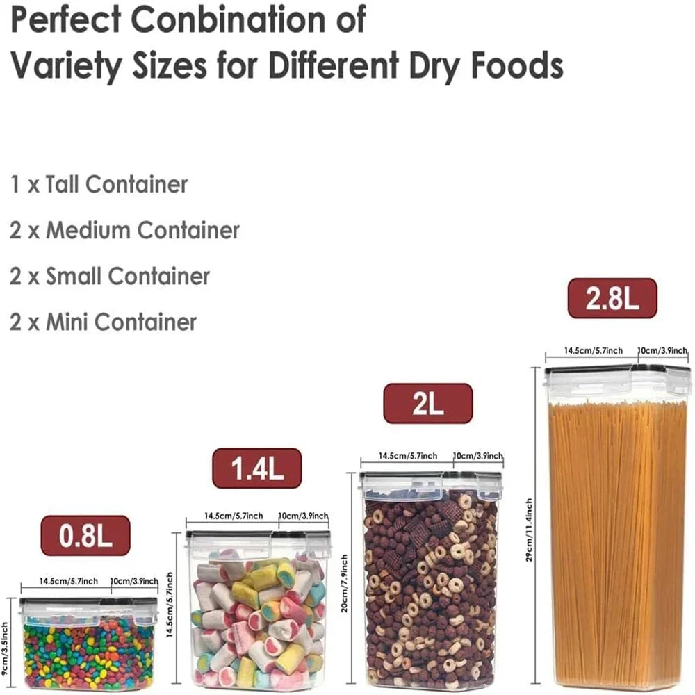 7pcs Airtight Food Storage Containers Set - Image 3