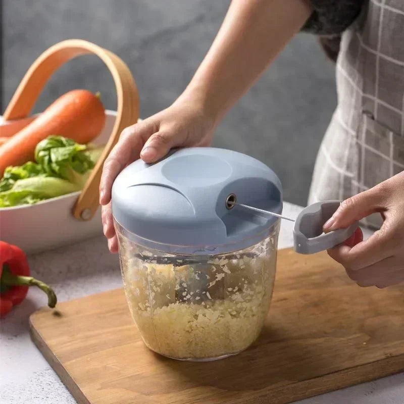 Manual Garlic Press & Multi-Function Food Chopper - Image 8