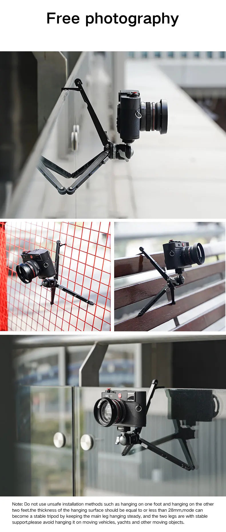 XILETU Vlogging Tripod Handheld Cold Shoe Head Camera & Phone Stand - Image 8