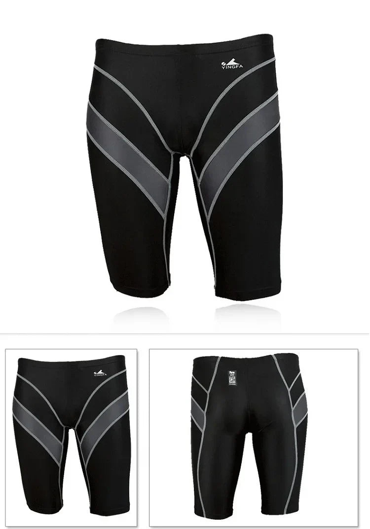 Yingfa FINA Approved Chlorine-Resistant Racing Swim Jammers - Image 8