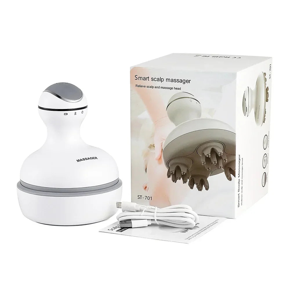 3D Waterproof Electric Head Massager - Image 27