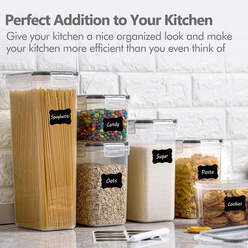 5Pcs Food Storage Containers with Lids - Image 8