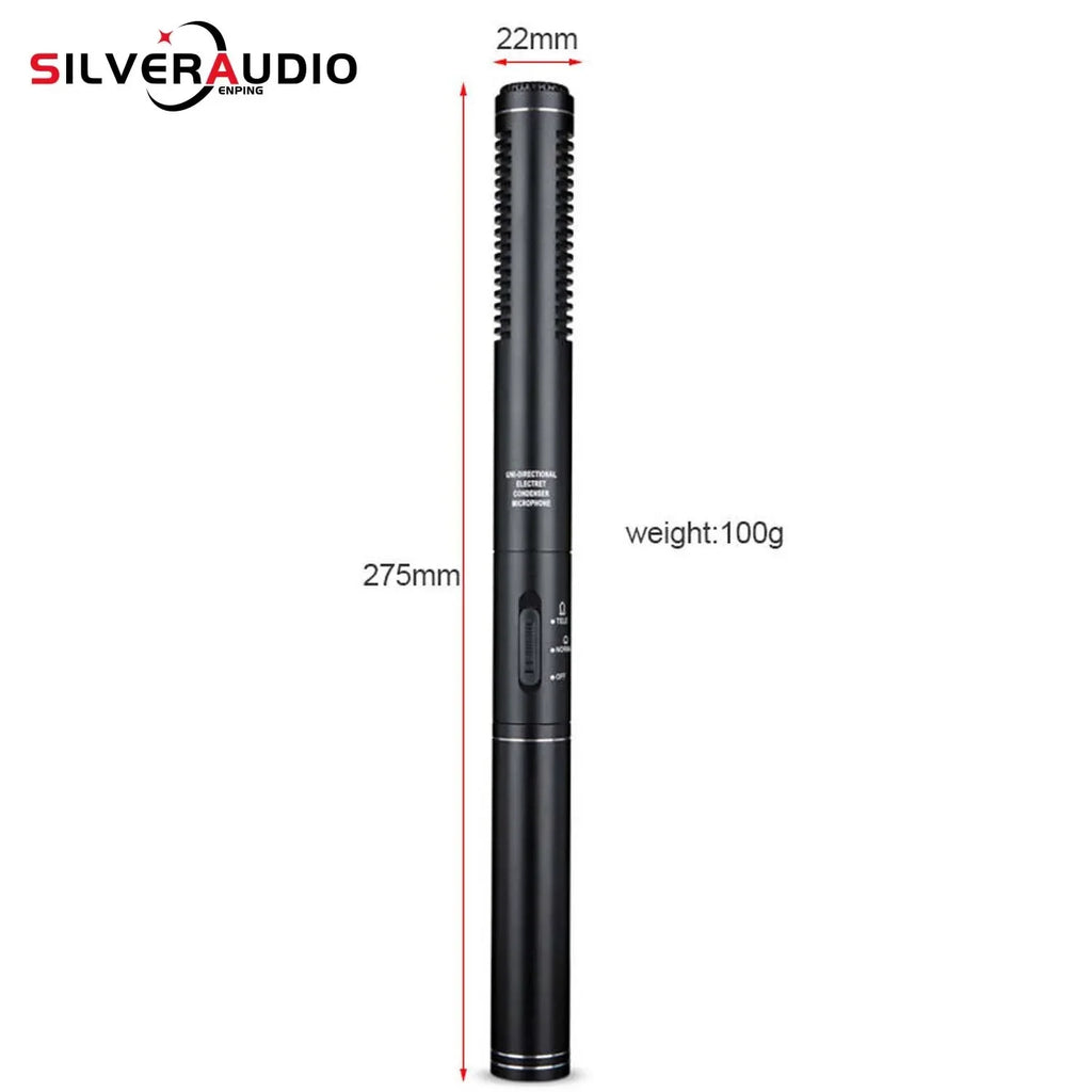 GAM-CF01 Unidirectional Handheld Interview Shotgun Microphone - Image 4
