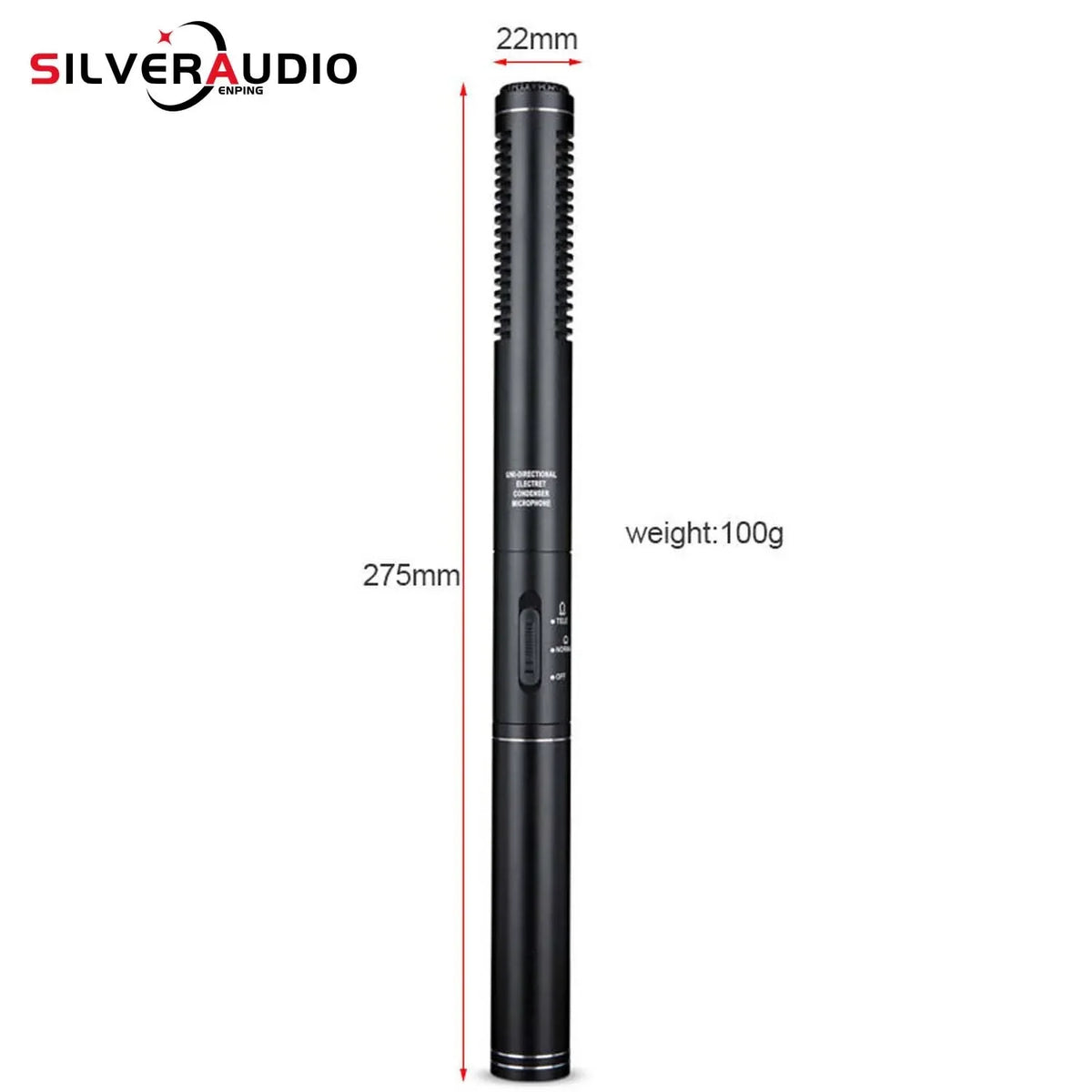 GAM-CF01 Unidirectional Handheld Interview Shotgun Microphone - Image 4