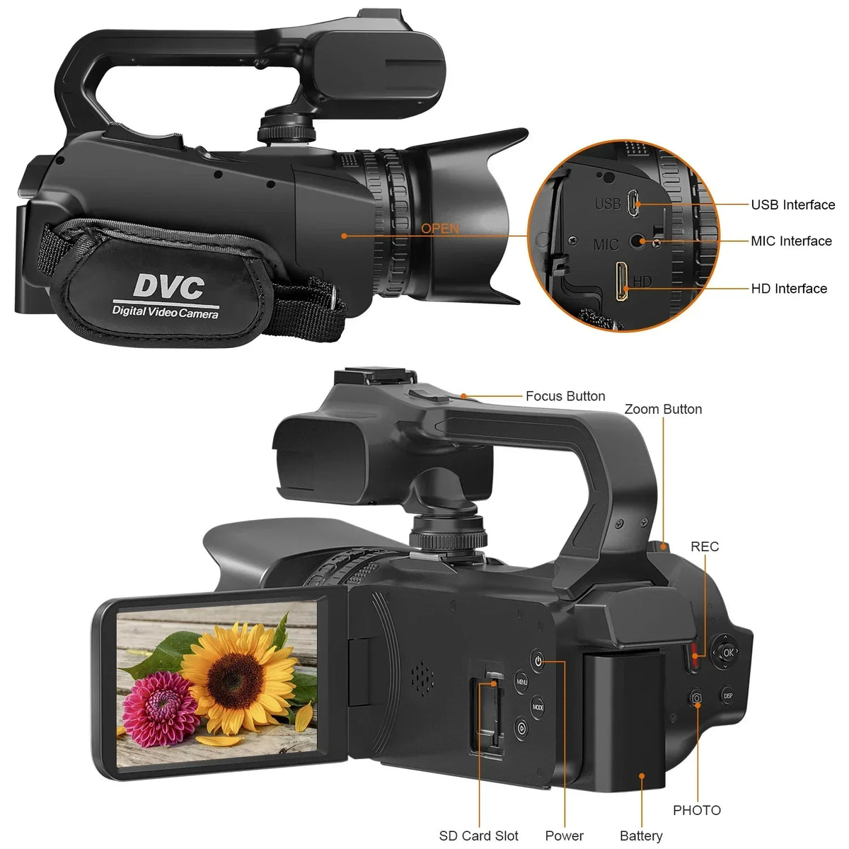 6K Professional Video Camera - Image 9