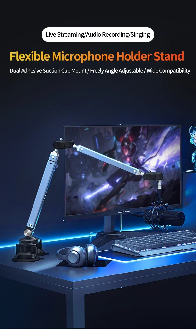 Mic Boom Arm Microphone Stand - Image 7