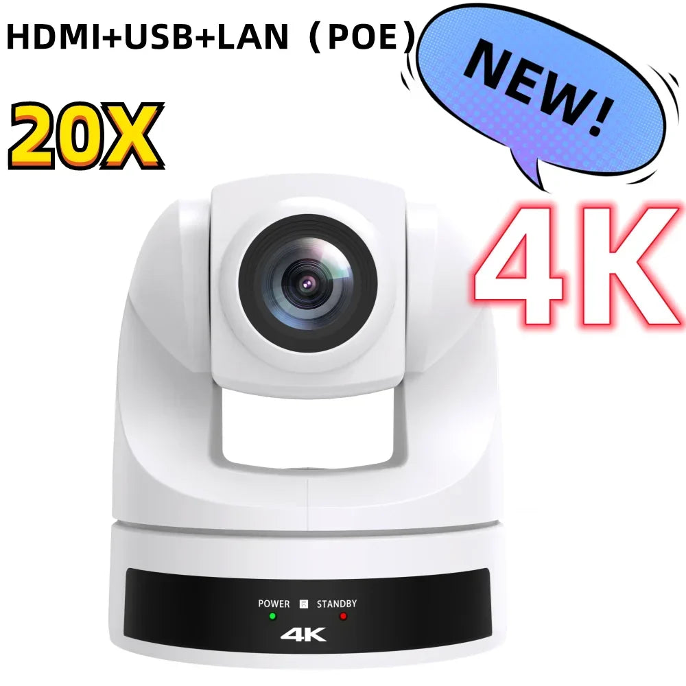 Hcstvcon 4K Ptz Camera - White