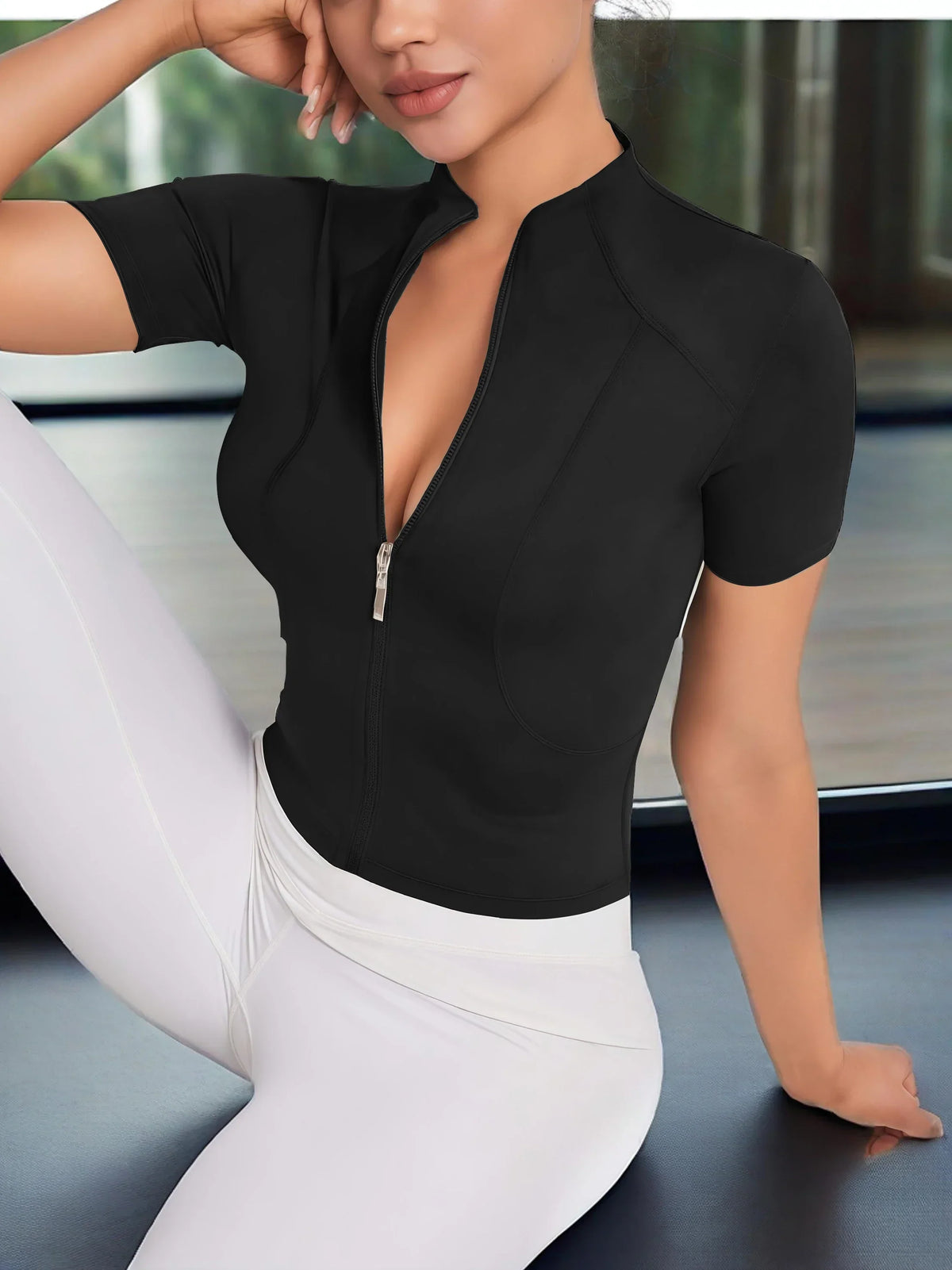 Women’s Fitness Cycling & Yoga Set - Image 2