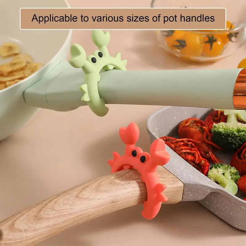 Crab-Shaped Silicone Utensil Rest - Image 2