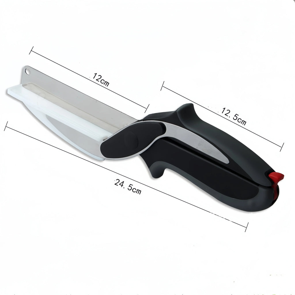 Multifunctional Separable Kitchen Knife, Cutting Board & Wavy Scissors - Image 4