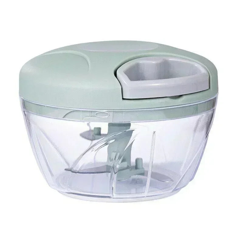 Manual Garlic Press & Multi-Function Food Chopper - 500ml