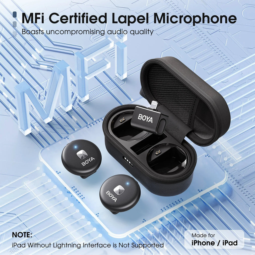 BOYA Omic D/U Wireless Lavalier Microphone - Image 5