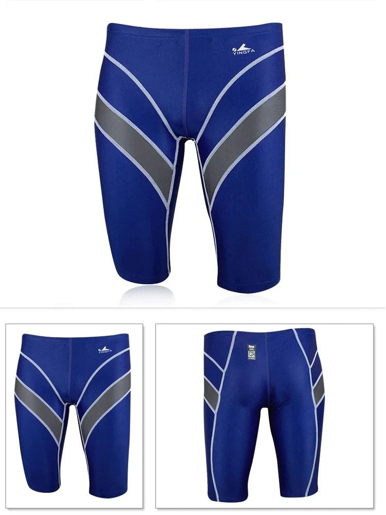 Yingfa FINA Approved Chlorine-Resistant Racing Swim Jammers - Image 9