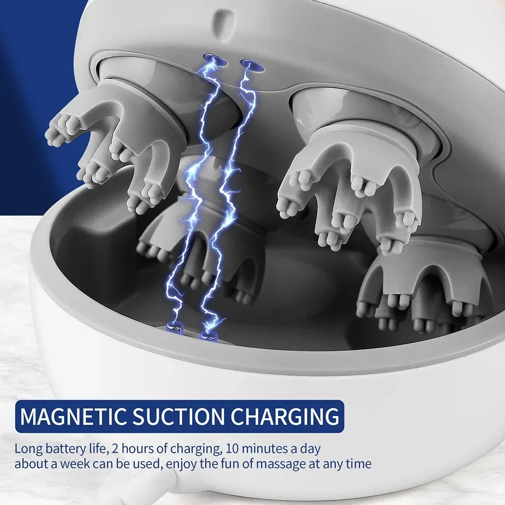 3D Waterproof Electric Head Massager - Image 16