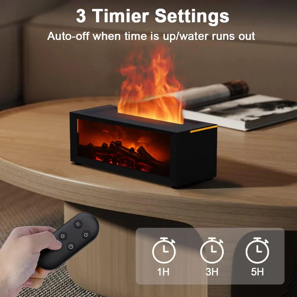 Flame Air Humidifier Essential Oil Diffuser - Image 3
