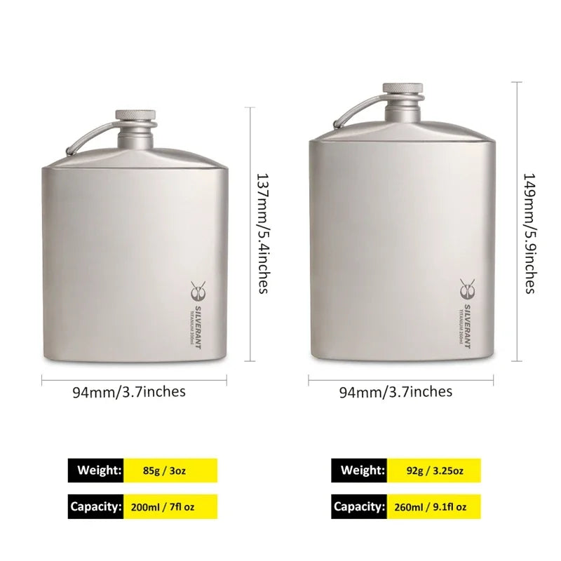 Pure Titanium Water, Wine & Coffee Bottle - Image 4