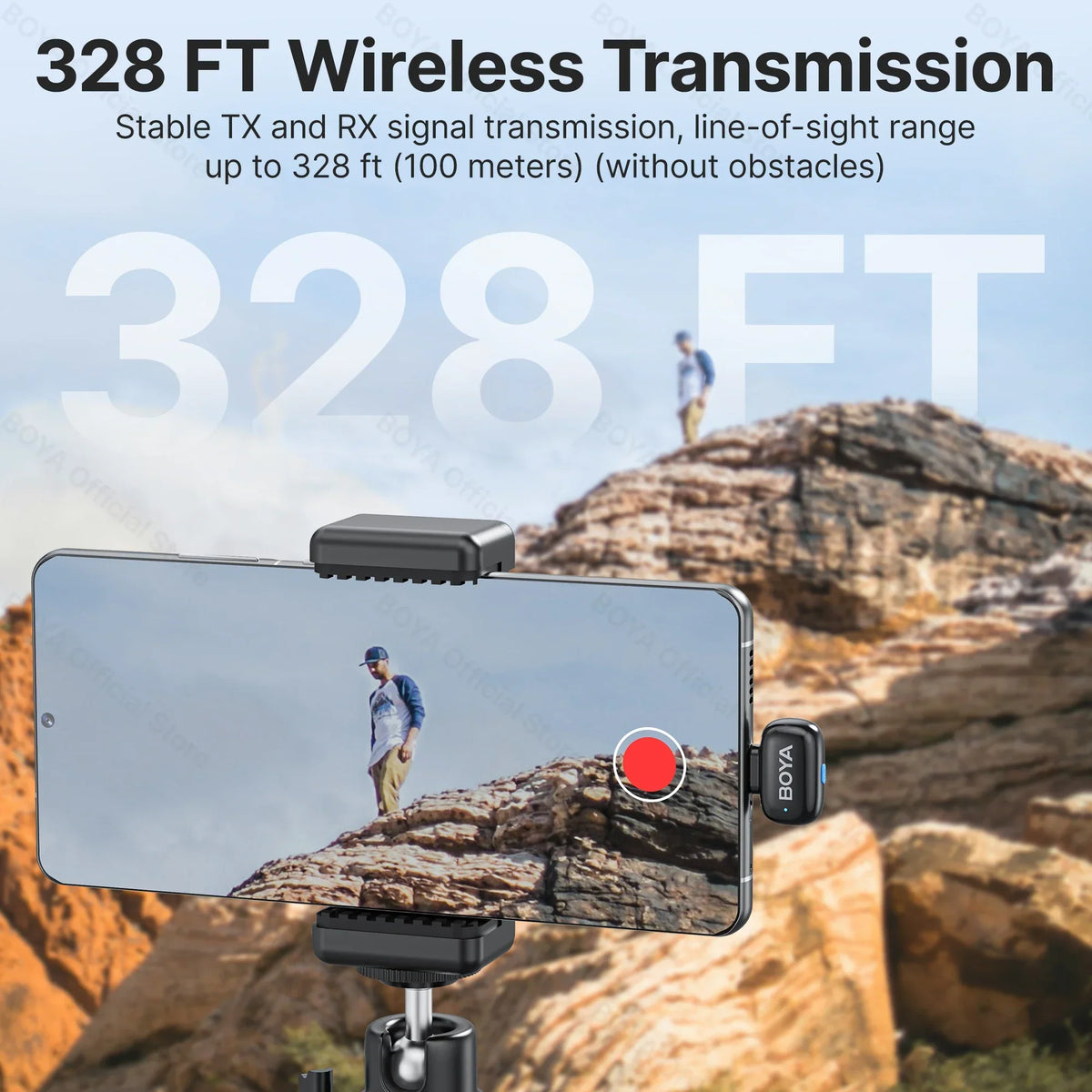 BOYA Mini Wireless Lavalier Lapel Microphone - Image 2