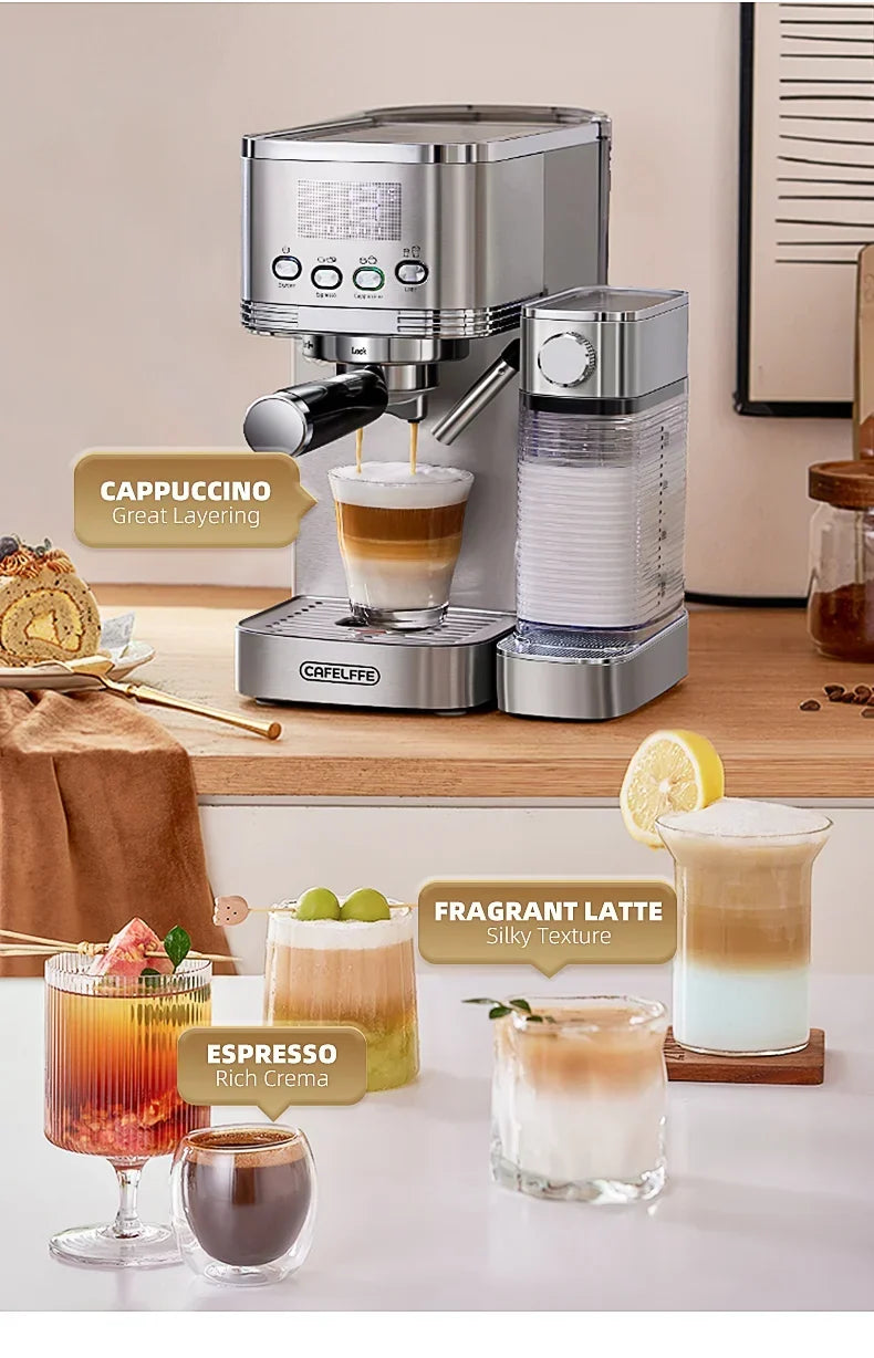Cafelffe 3-in-1 Automatic Coffee Machine - Image 7