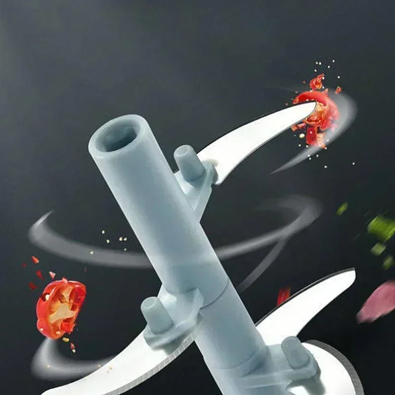 Manual Garlic Press & Multi-Function Food Chopper - Image 4