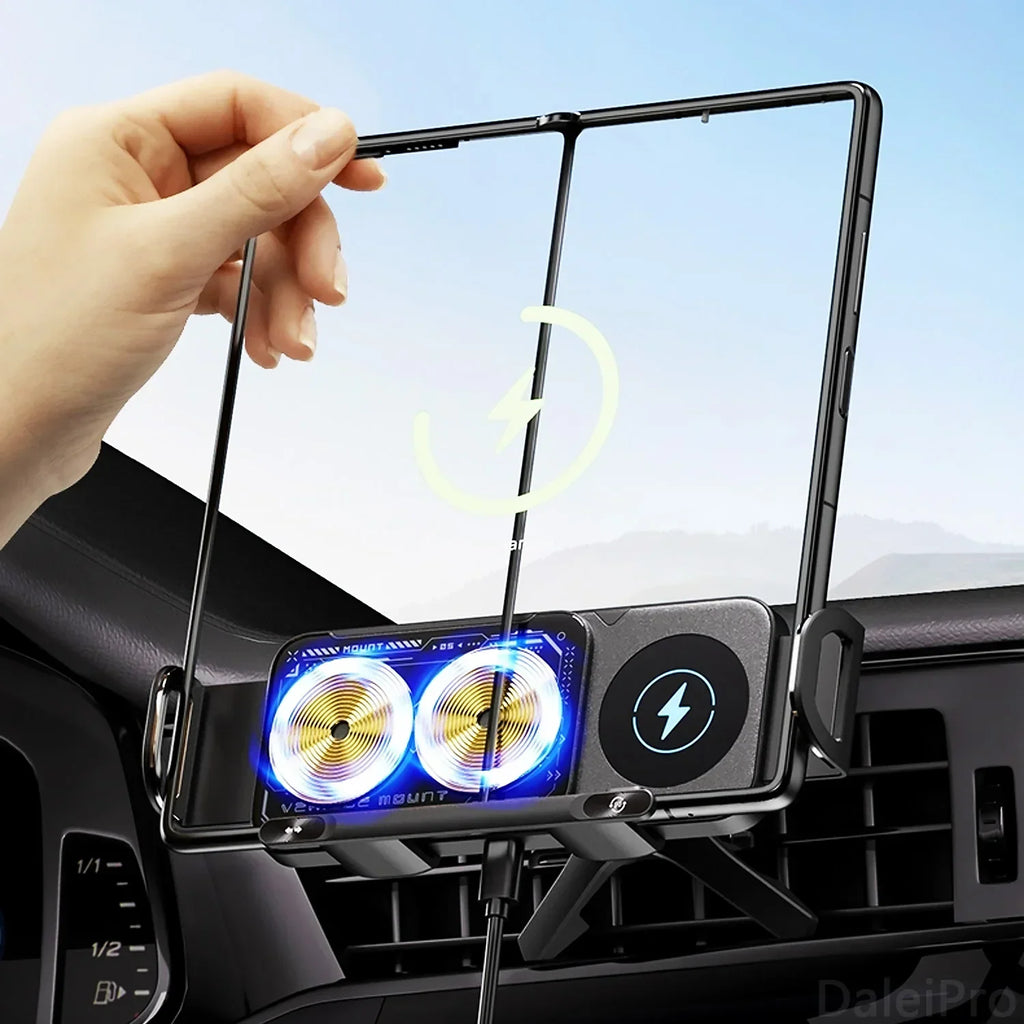 Foldable Wireless Car Phone Holder - Image 4