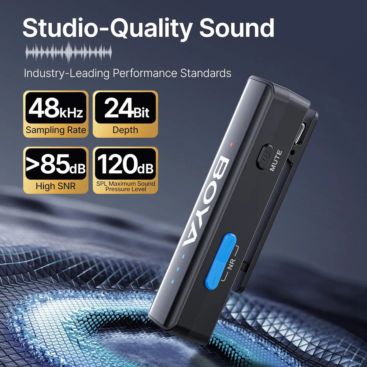 BOYA BOYALINK 2 Wireless Lavalier Microphone - Image 4
