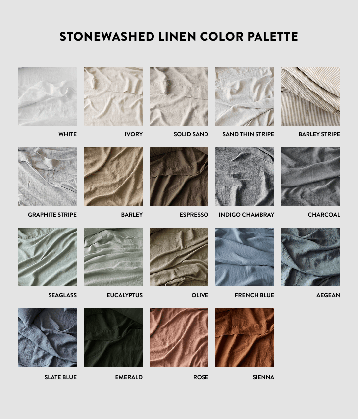 Stonewashed Linen Duvet Cover - Image 129