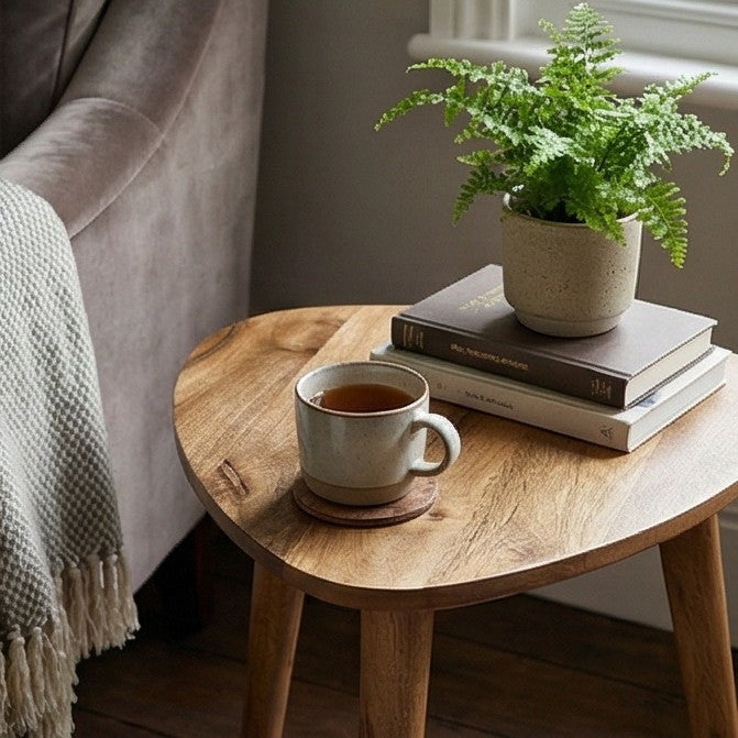 Nest of Tables in Solid Mango Wood - Image 8