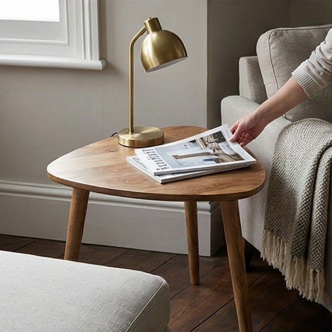 Nest of Tables in Solid Mango Wood - Image 9