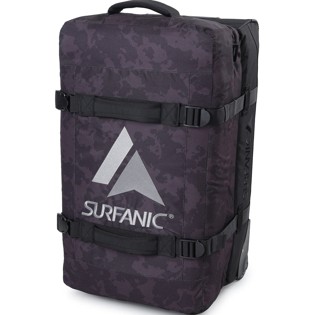 Surfanic Maxim 3.0 100L Roller Bag - Black Map - Image 4
