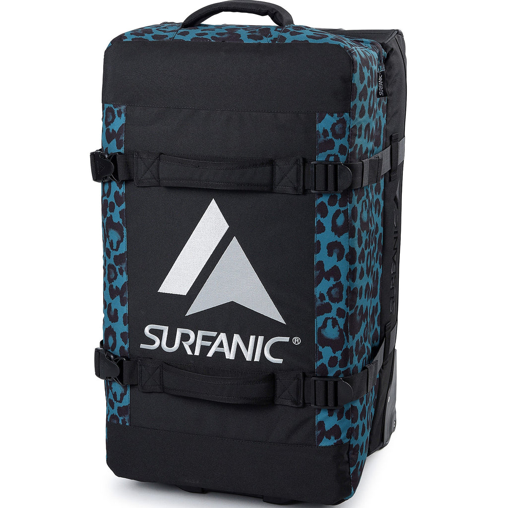 Surfanic Maxim 3.0 100L Roller Bag - Turquoise Jag - Image 4