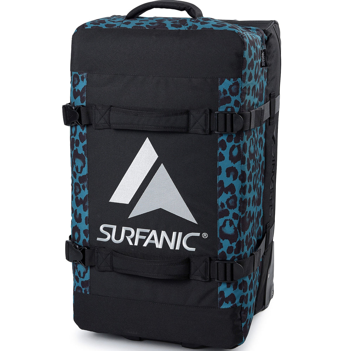 Surfanic Maxim 3.0 100L Roller Bag - Turquoise Jag - Image 4