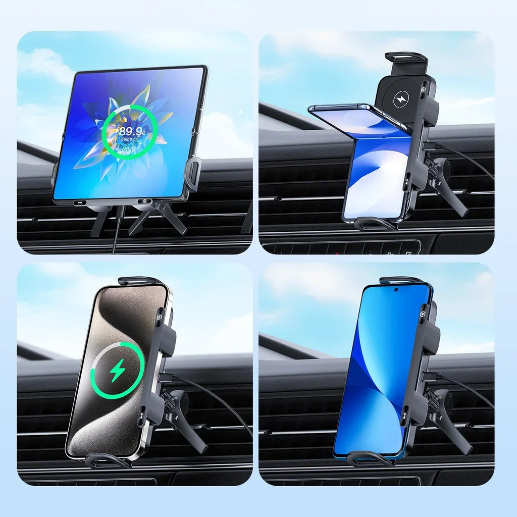 Foldable Wireless Car Phone Holder - Image 2