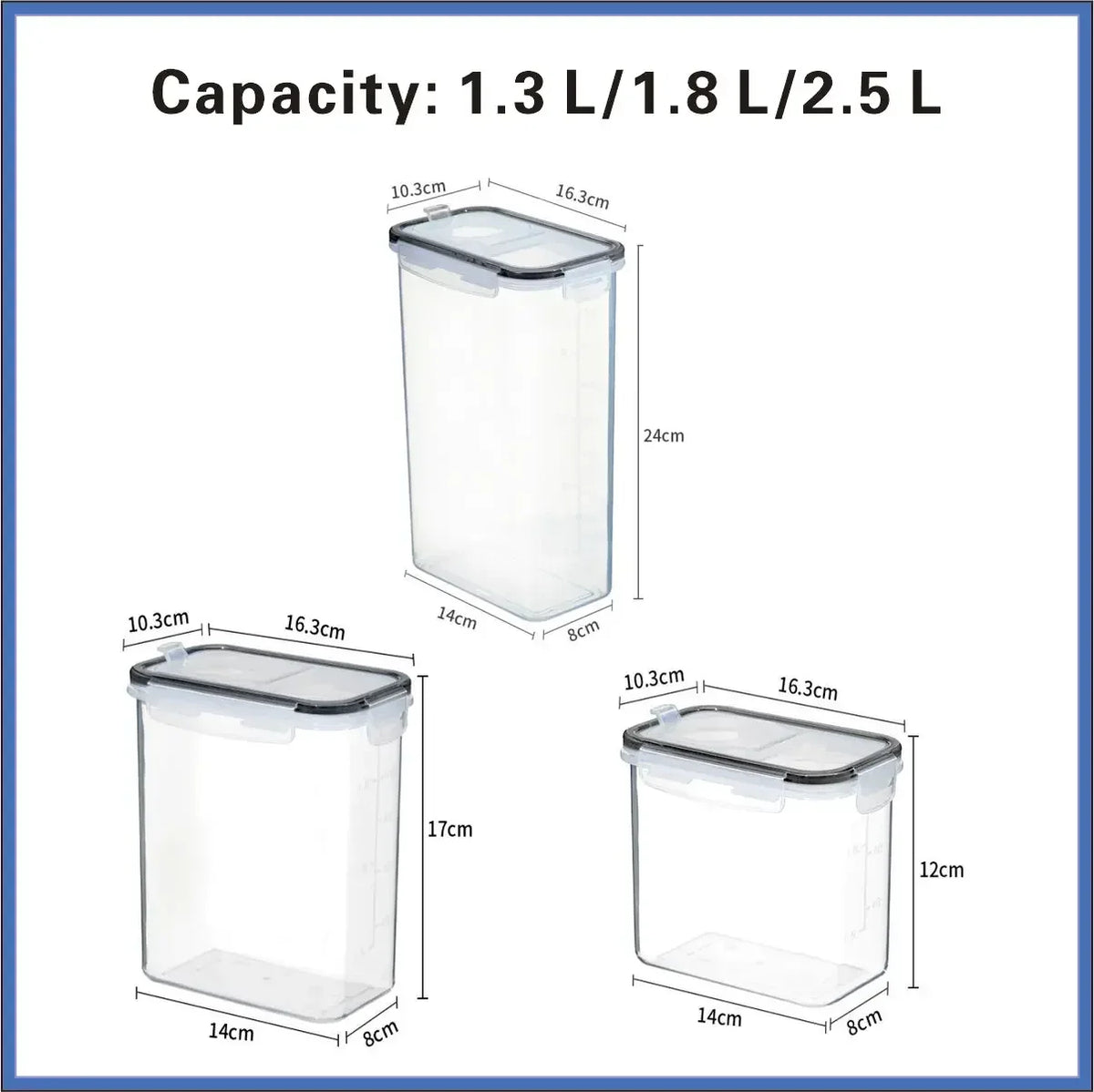 Stackable Food Storage Containers with Lids - Image 11
