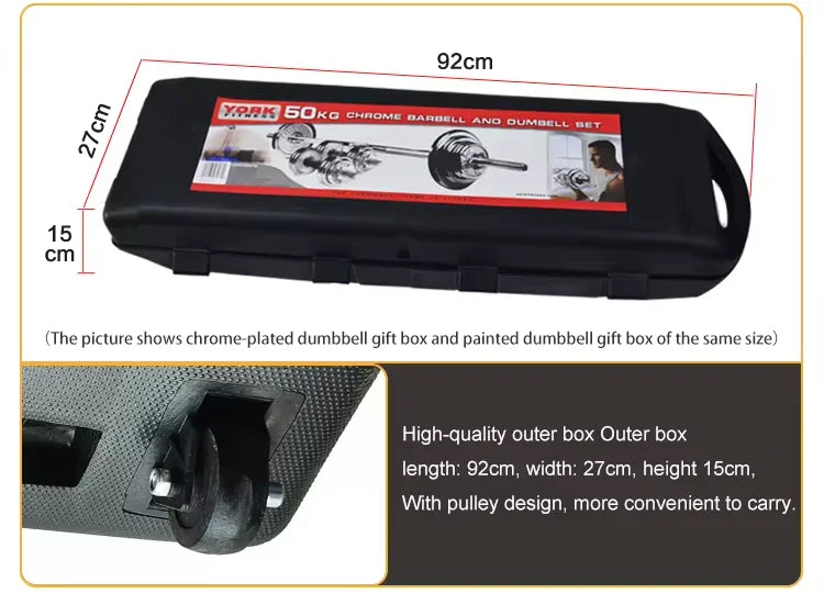 10kg-30kg Adjustable Cast Iron Dumbbells Set - Image 9