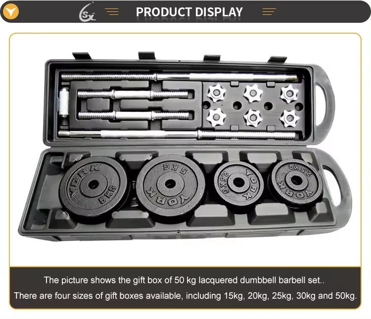 10kg-30kg Adjustable Cast Iron Dumbbells Set - Image 10