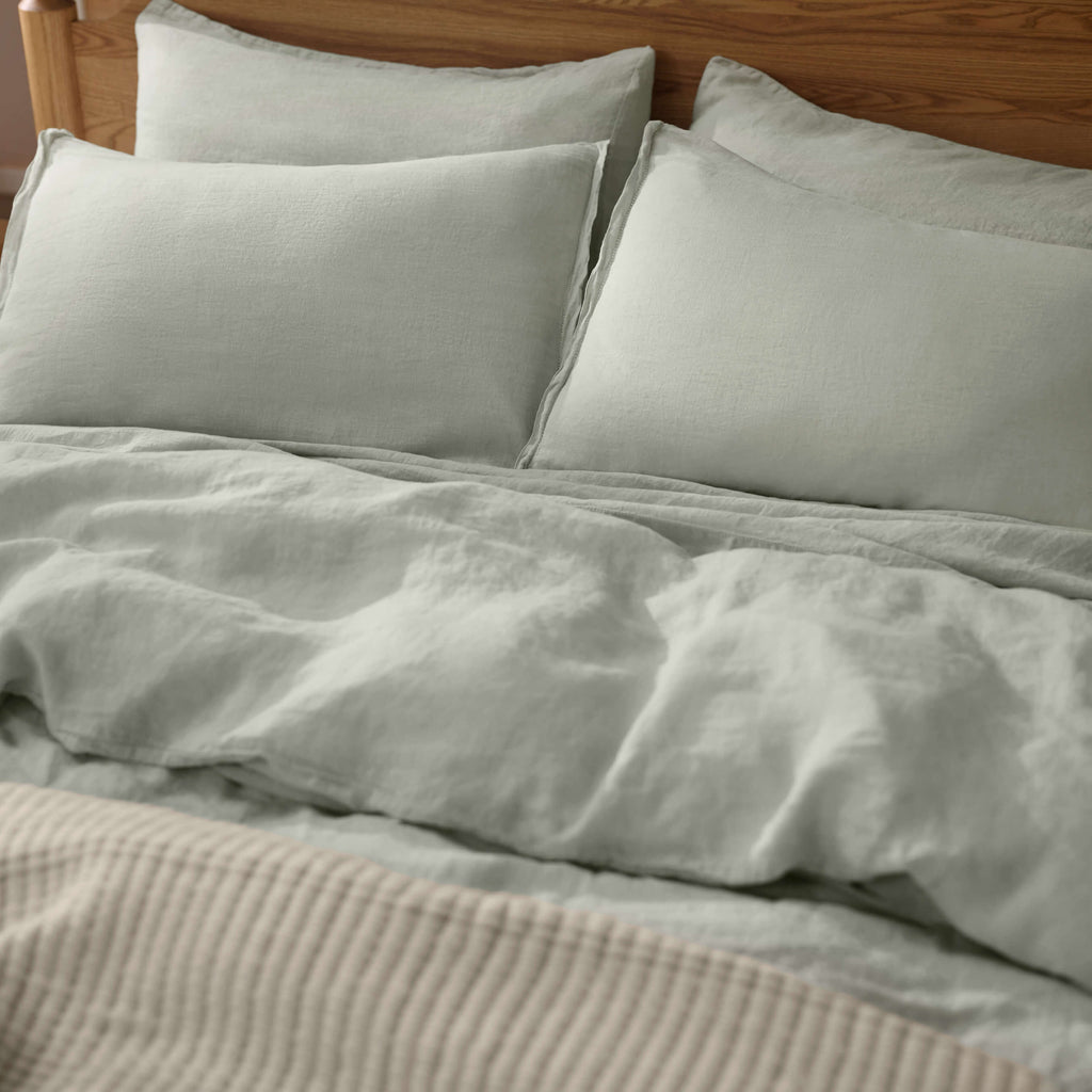 Stonewashed Linen Sheet Set - Image 98