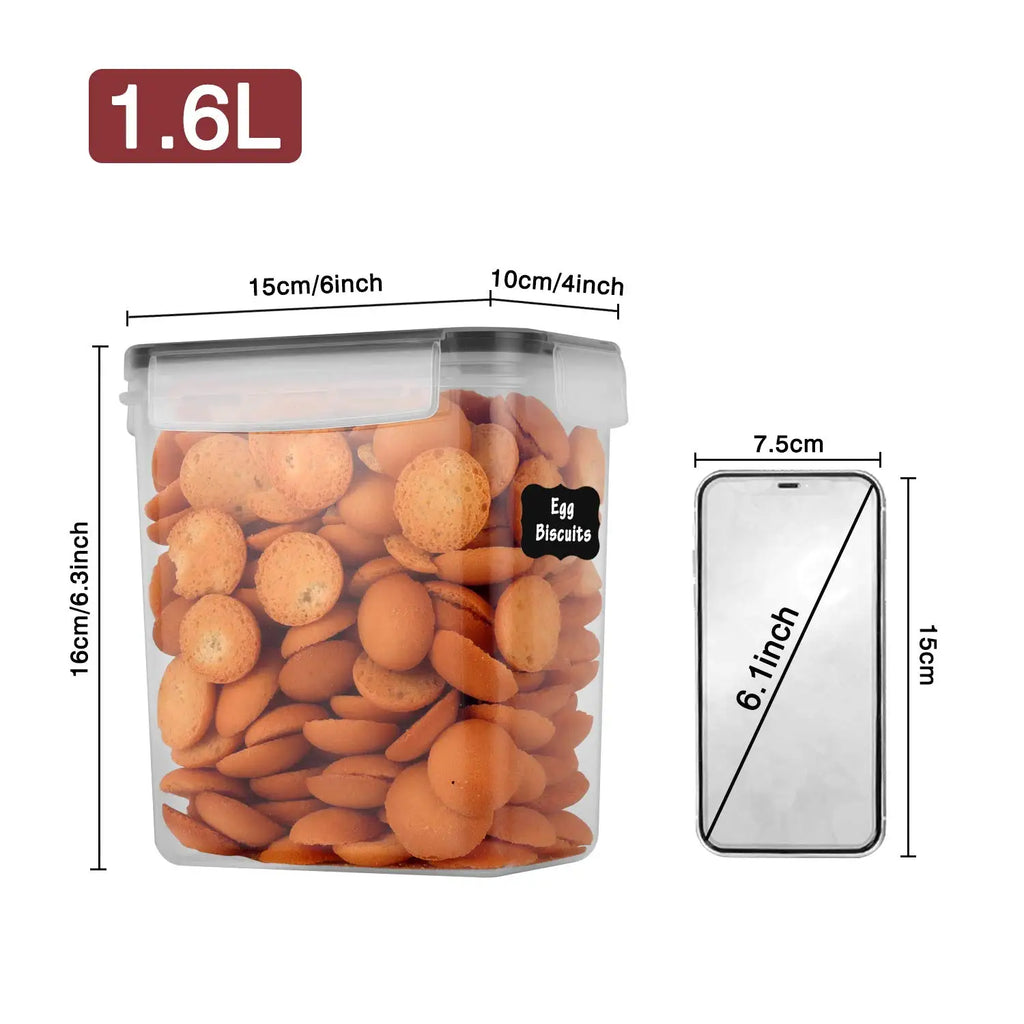 5Pcs Food Storage Containers with Lids - Image 11