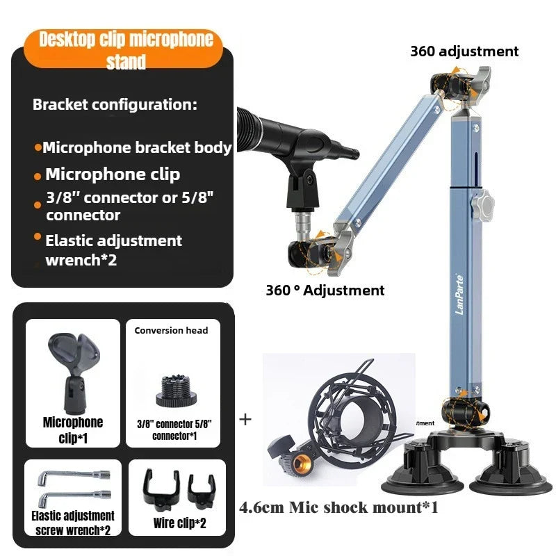 Mic Boom Arm Microphone Stand - Image 13