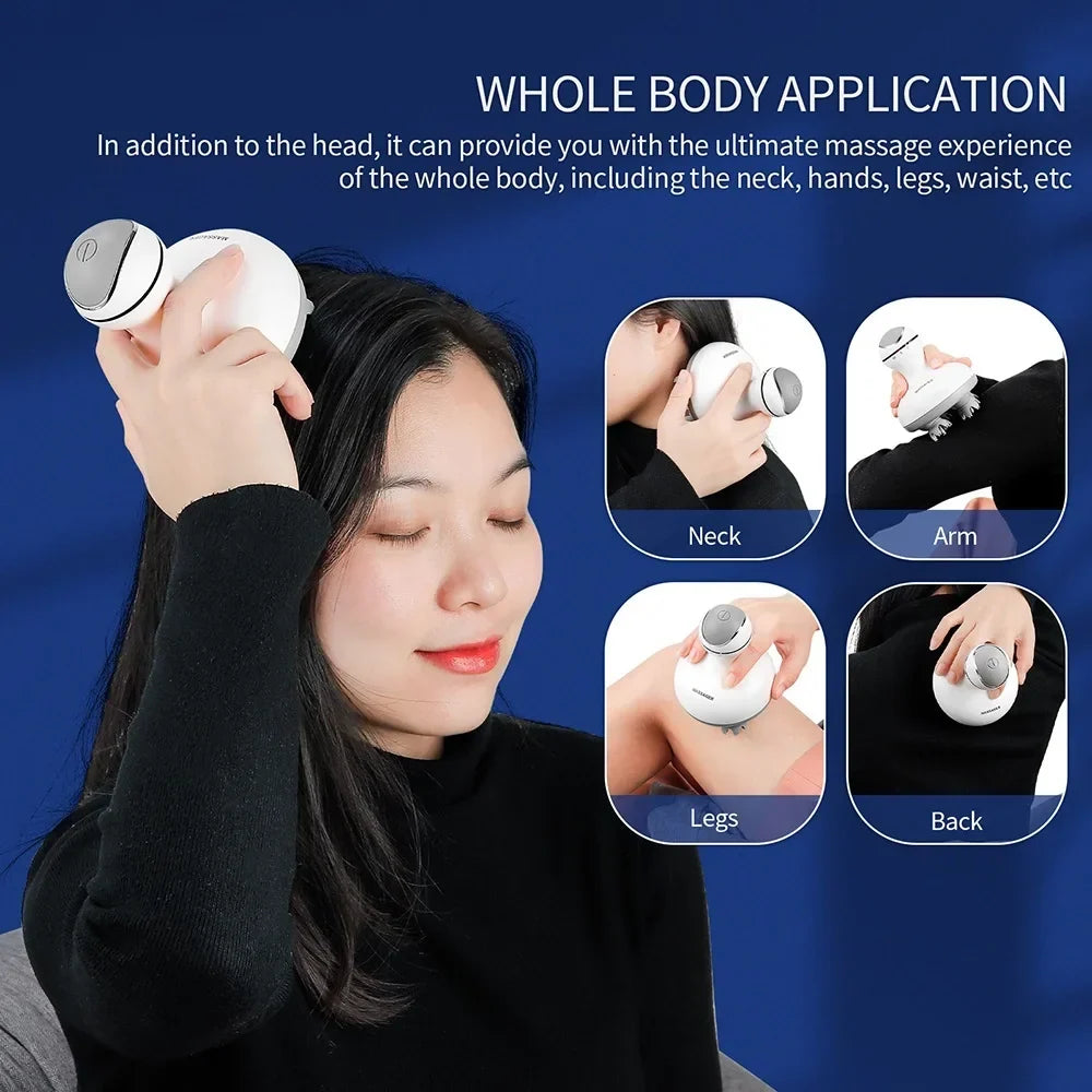 3D Waterproof Electric Head Massager - Image 5