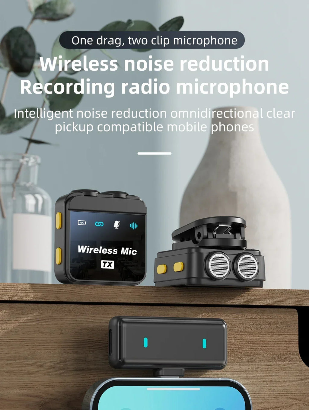 2025 Wireless Lavalier Microphone with Charging Box - Image 7
